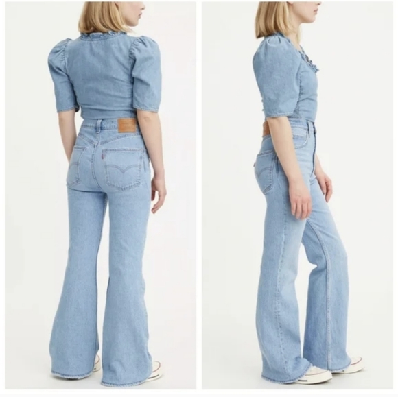 Levi's Denim - Levi's highrise flare Martin jeans